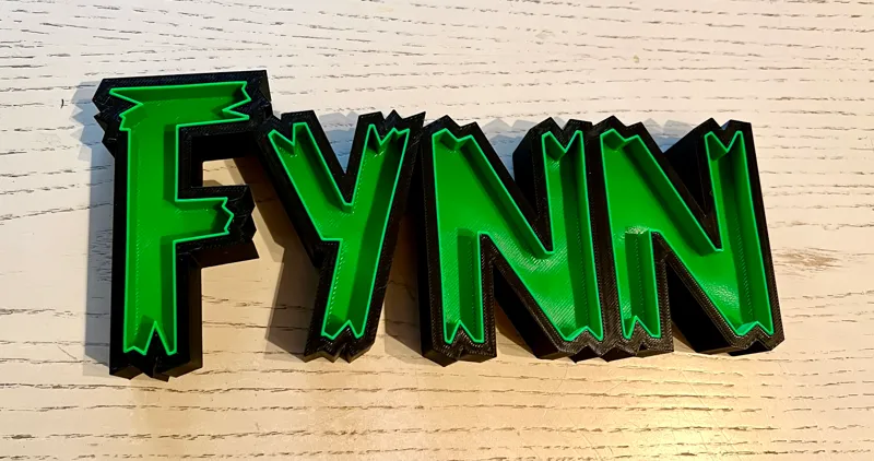 3D Name Fynn