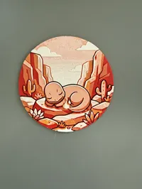 Charmeleon coaster only 0.2mm layer, 3 walls, 100% infill