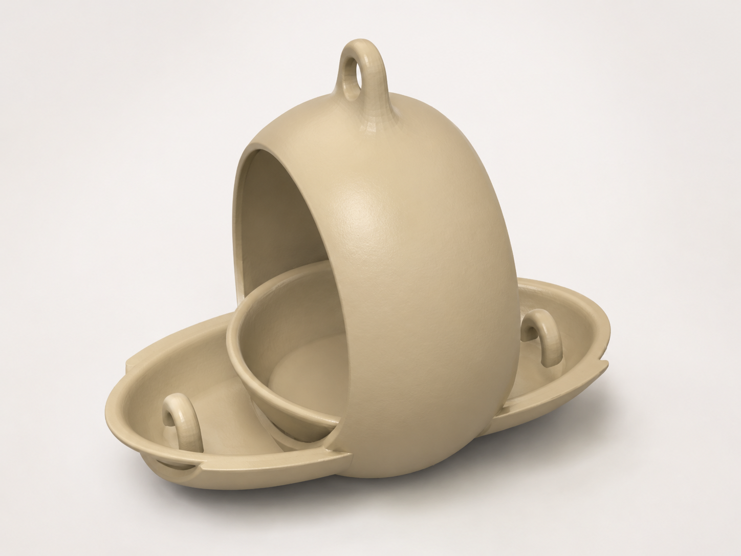 SkyDome Bird Feeder with additional bowls
