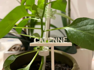Pot Plant sign - Cayenne