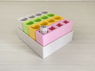 Reversible Battery Stand