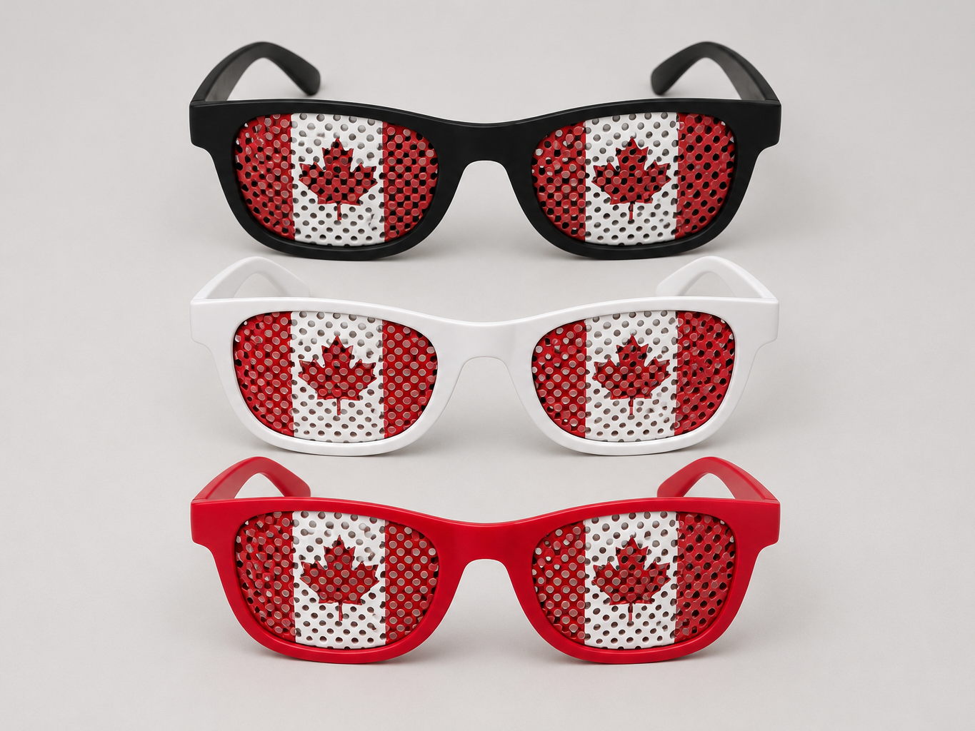 Canada Fan Glasses Flag