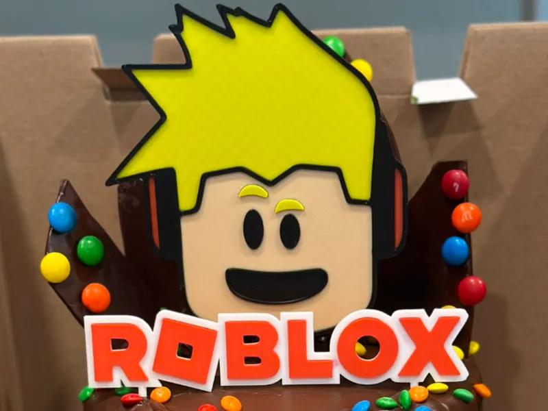 ROBLOX Character Face Cake Topper