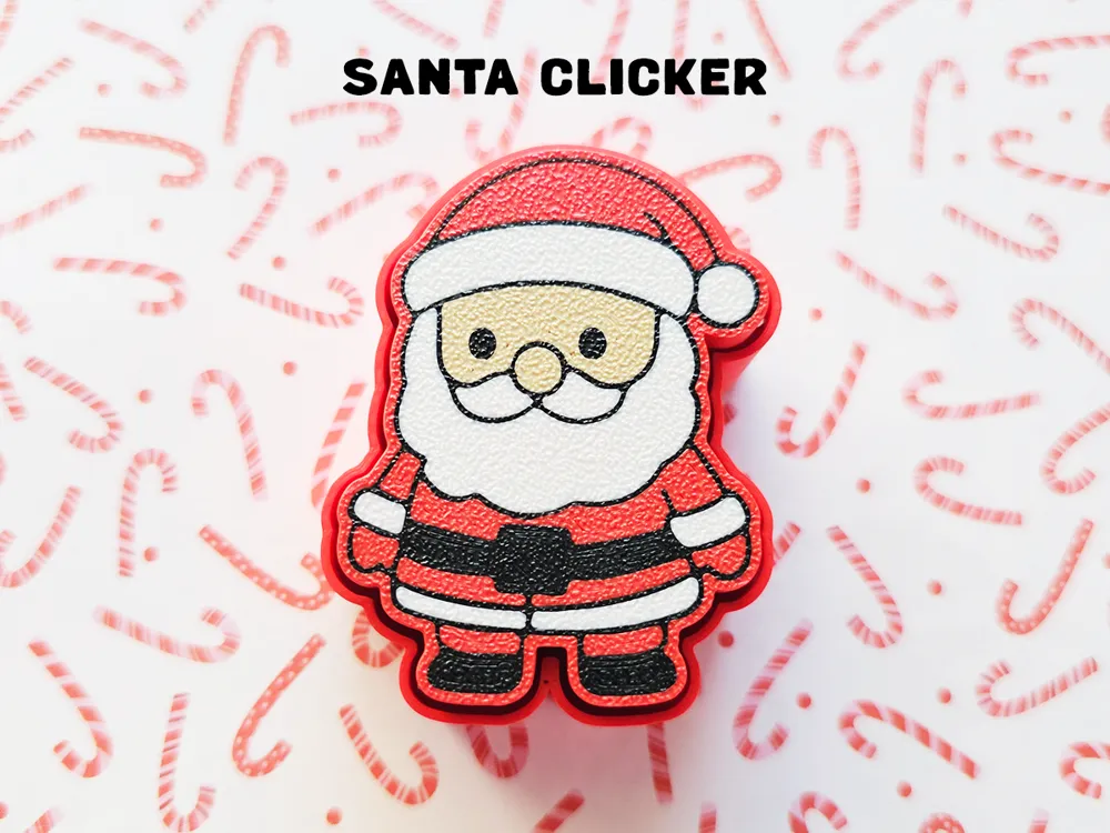 Santa Claus Clicker Toy - Free 3D Print Model - MakerWorld