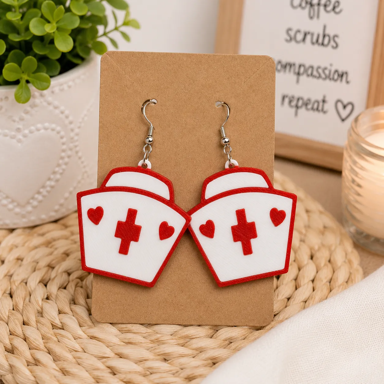 Cute Nurse Earrings view 3