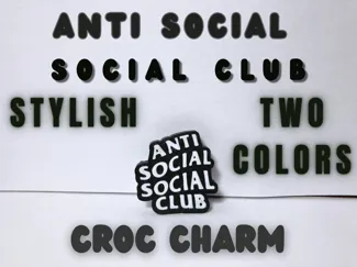 Anti Social Social Club Croc Charm