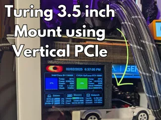 Turing 3.5 inch Smart Screen Frame - PCIe