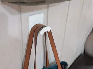 Purse/Bag Wall Mount Hook – With Hidden Fasteners