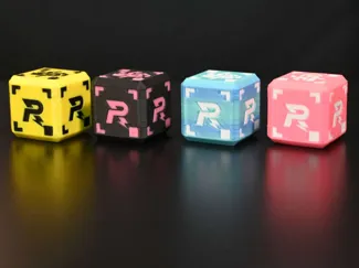 RoboMaster机甲大师 矿石周边（自行填色去除队徽图案）
