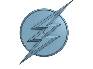 logo de Flash  (incluye soporte)