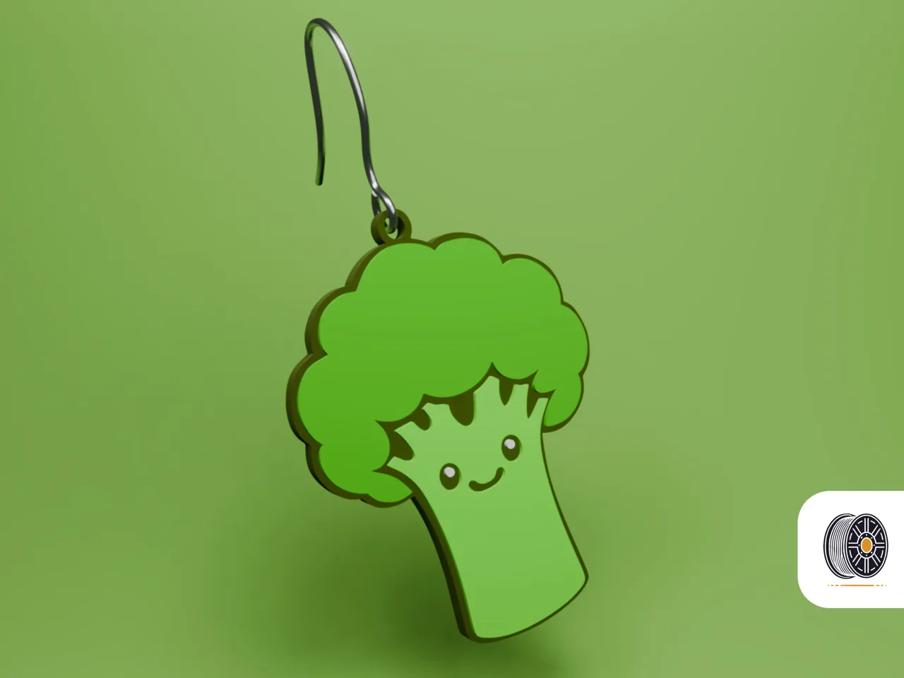 Broccoli | Veggie Earring Collection view 2