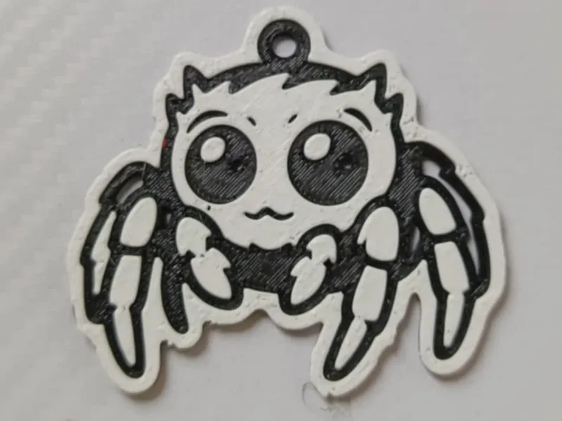spider keychain