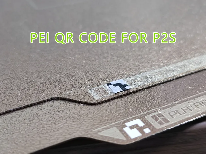 Build Plate PEI QR Code for P2S 打印版检测二维码