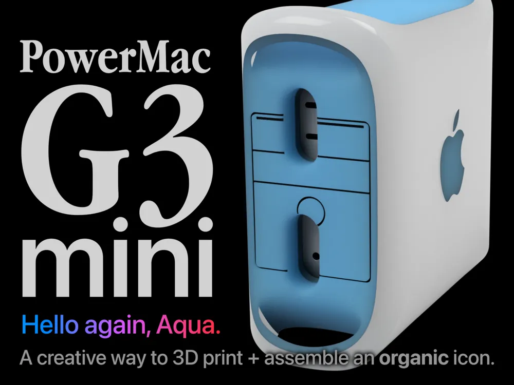 PowerMac G3 Mini for M4 Mac mini - Free 3D Print Model - MakerWorld