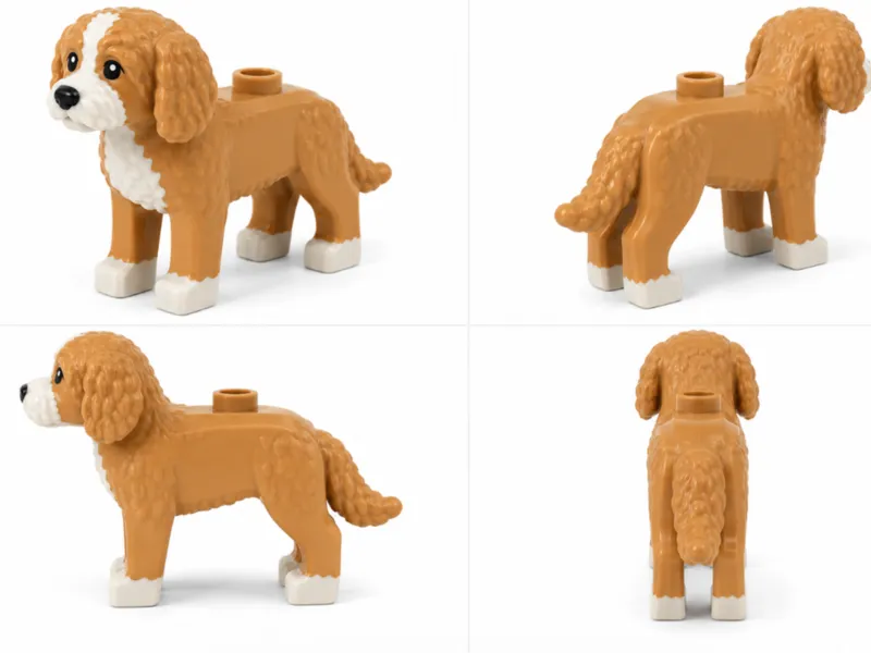 Brick Miniature Goldendoodle (AMS - 3 color)