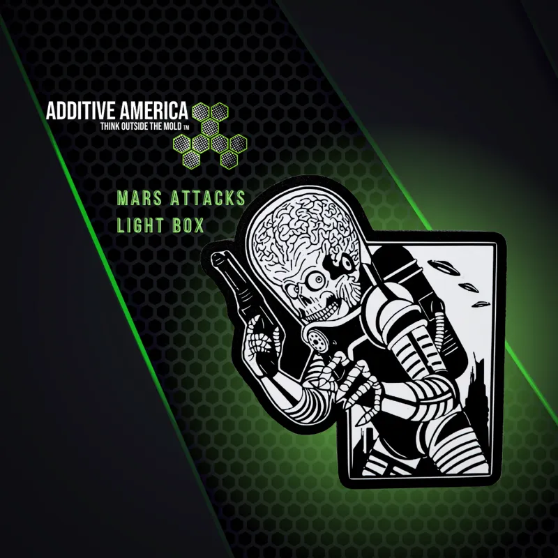 Mars Attacks Light Box