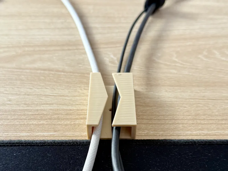 Cable Clip, Kabelhalterung, Gaming Setup Kabel