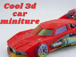 Cool 3d car miniture
