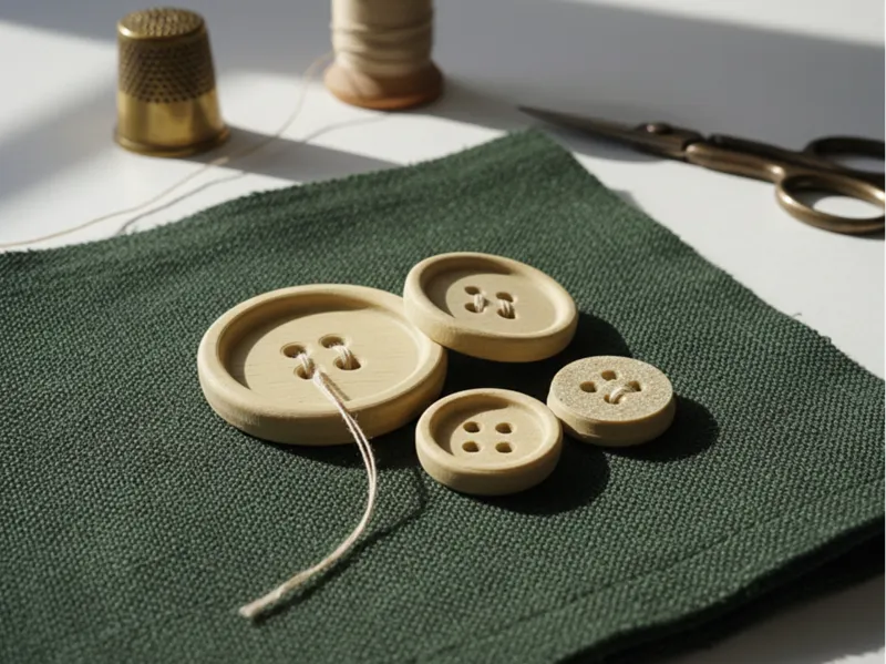 Classic 4-Hole Button Set – 5 Sizes