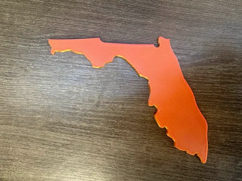 Florida wall art silhouette