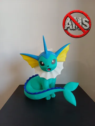 Accesorio para impresora 3D: Vaporeon (Pokémon) / NO AMS — vista de referencia 2