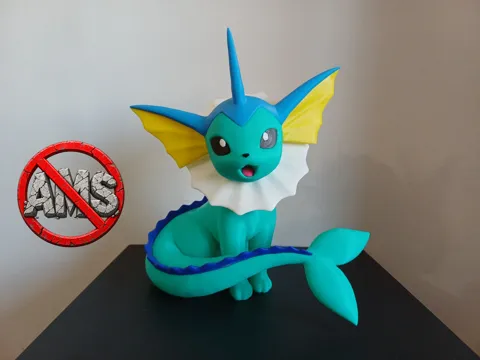 Accesorio para impresora 3D: Vaporeon (Pokémon) / NO AMS — referencia de MakerWorld