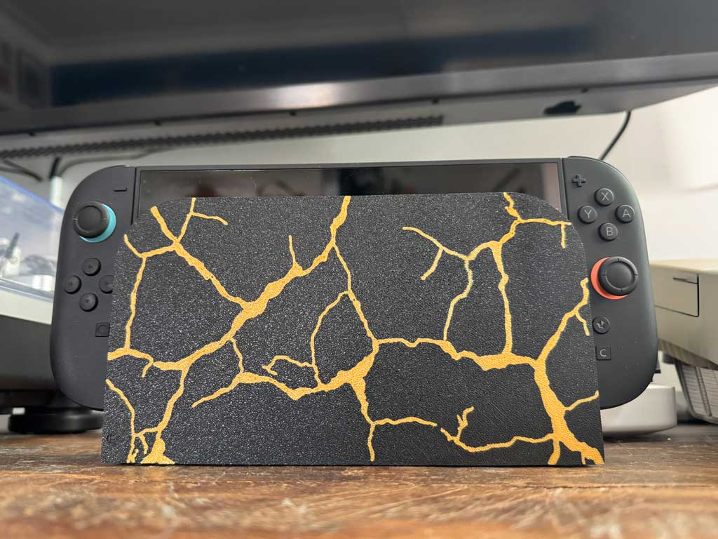 Switch 2 Plate - Kintsugi
