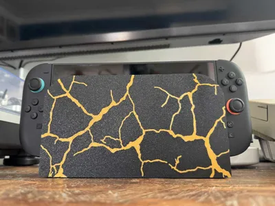 Switch 2 Plate - Kintsugi