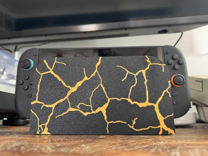 Switch 2 Plate - Kintsugi