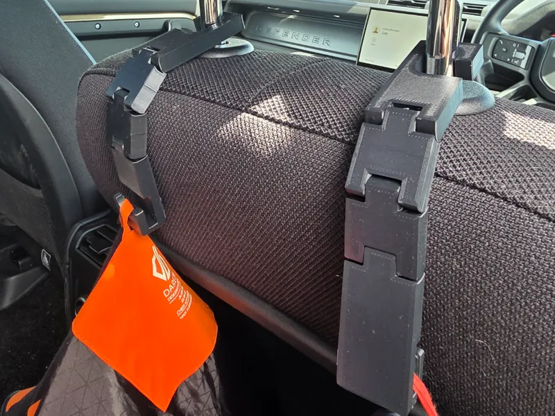 universal headrest hook reversible