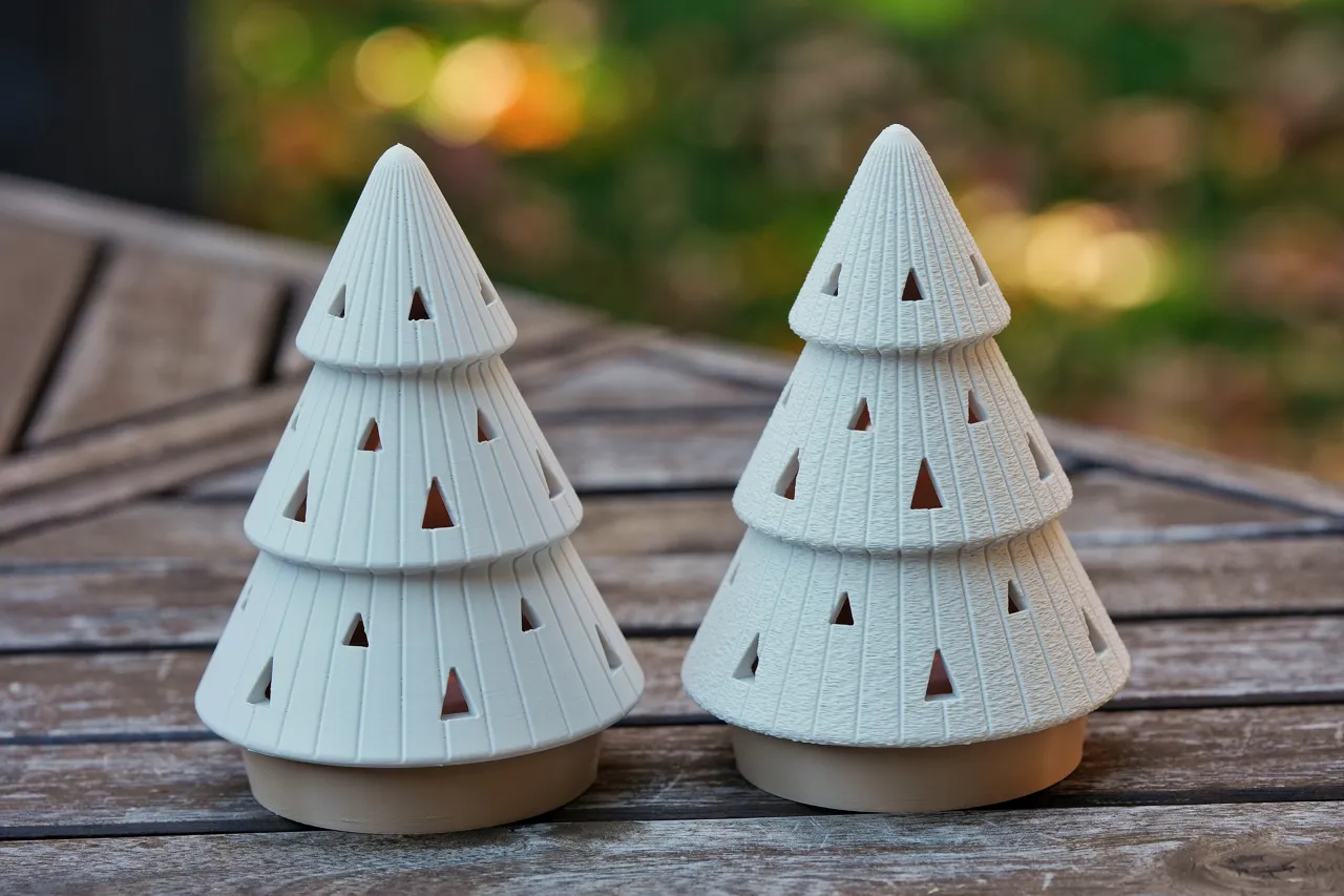 Modern Christmas Tree Tea Light Holder view 4