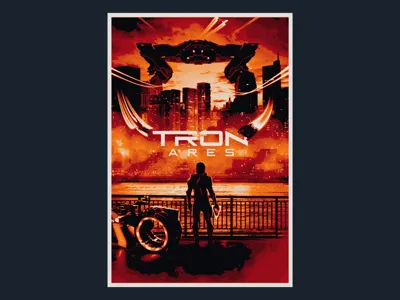 TRON: Ares (Movie Poster - HueForge)