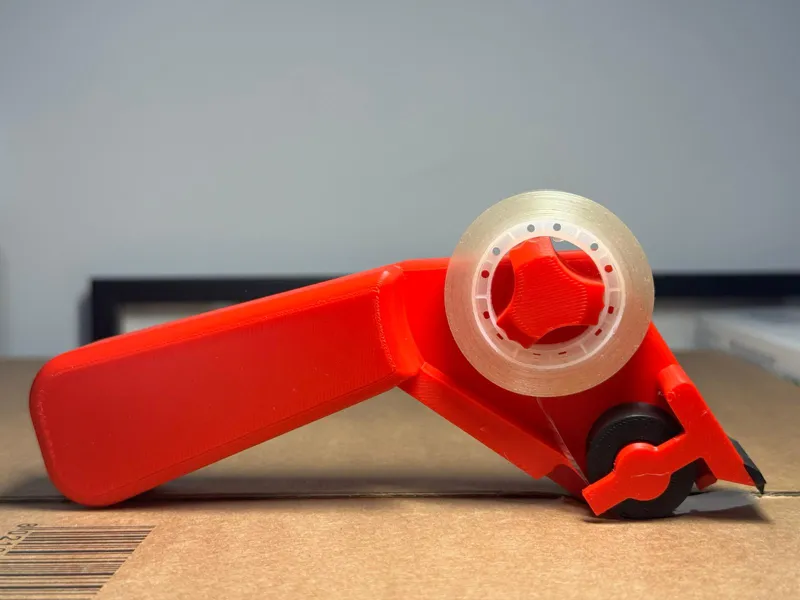 Small Tape Dispenser with Ergonomic Grip
