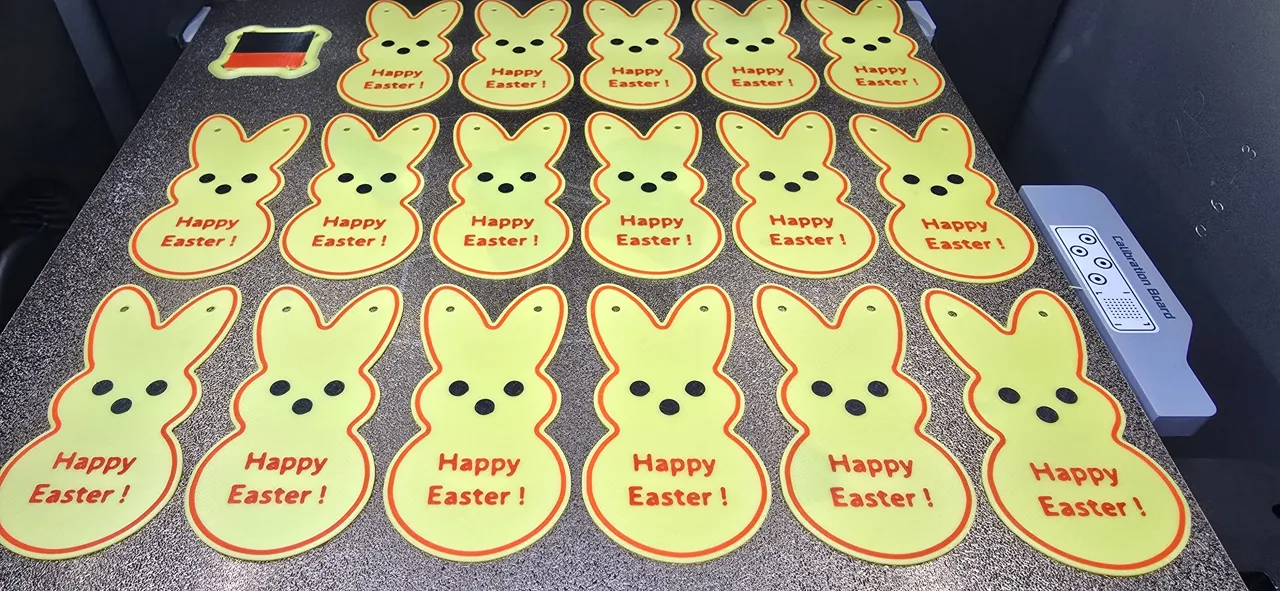 Easter Earring Display Card and Stand view 2
