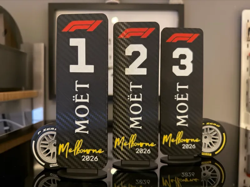 F1 Parc Fermé boards 2026 - Melbourne Edition