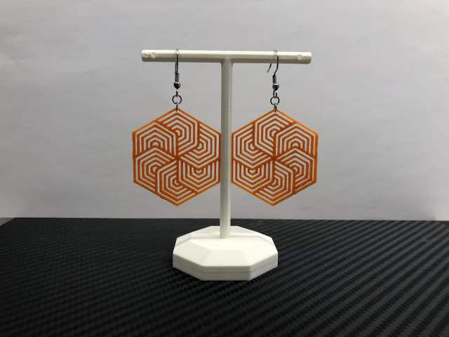 Mandala #8 earrings