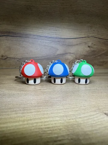 Champignon Mario Porte-clés sans AMS view 4