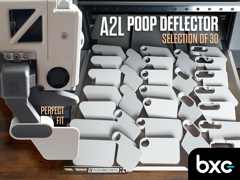 Bambu Lab A2L Filament Poop Purge Deflector