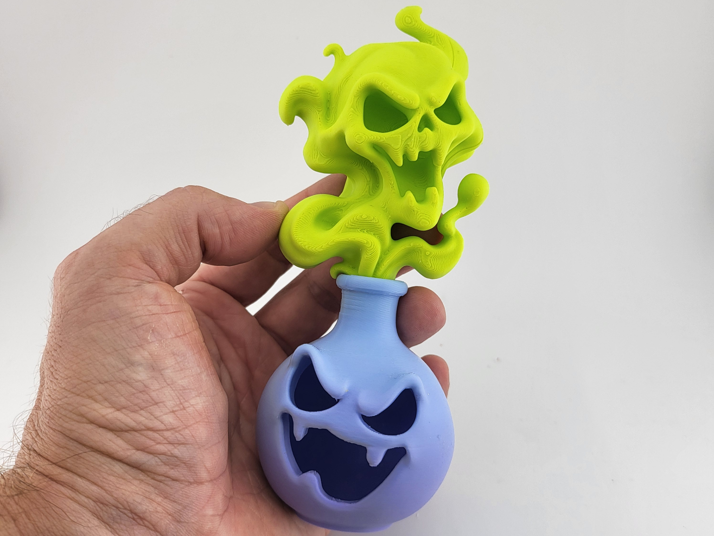 Halloween Potion Bottle | Skull Ghost Spooky Decor - 1