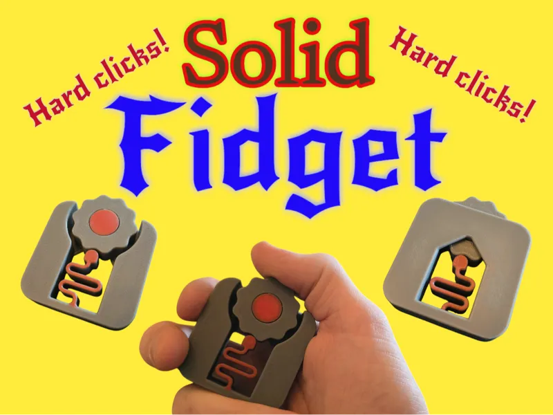 Solid Fidget! Print in place! - 2025 gadget -