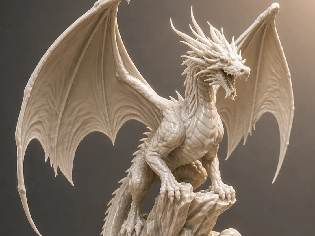 Mystic Dragon – Dragon Figure - Free 3D Print Model - MakerWorld