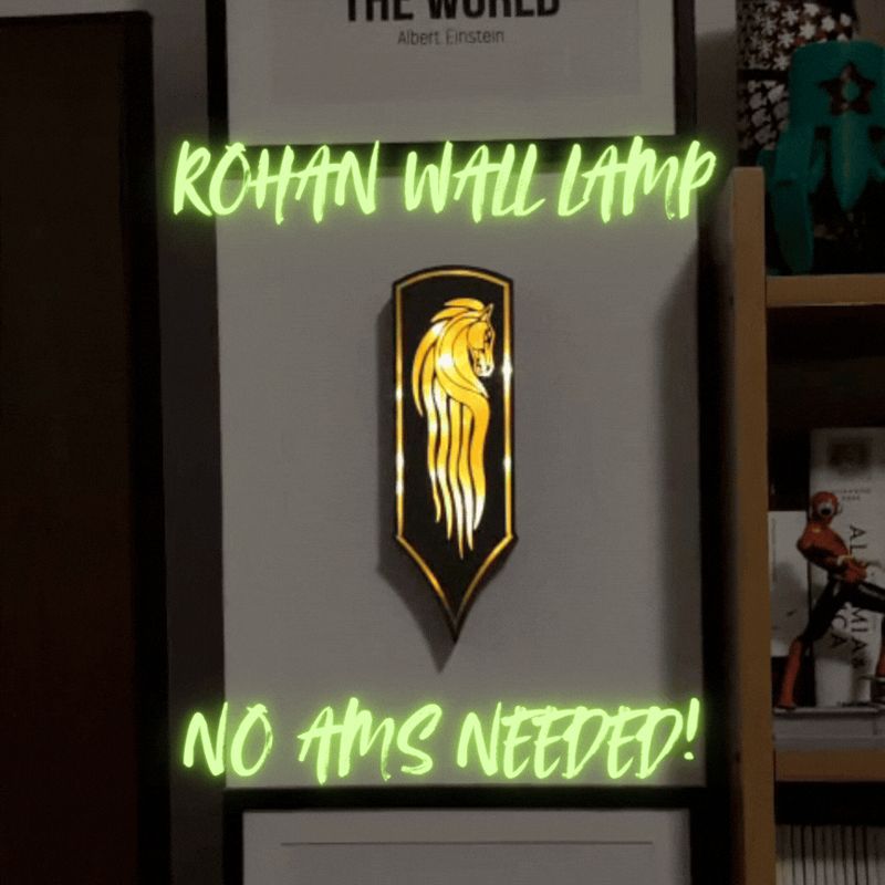 Rohan Wall Lamp (LOTR) - Horse Lords Shield No AMS