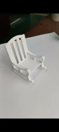 Chaise à bascule miniature (impression rapide 1h, sans assemblage) — photo 2