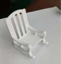 Chaise à bascule miniature (impression rapide 1h, sans assemblage) — photo 1