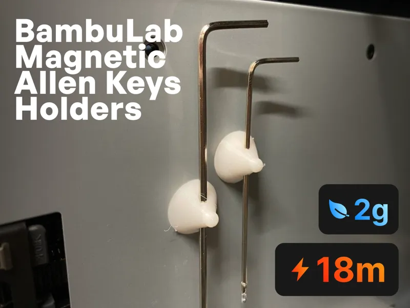 BambuLab Allen Keys Magnetic Holders / Attachments