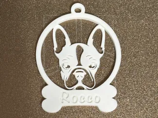 Personalised French Bulldog Ornament