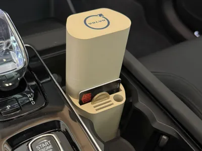 Cup Holder Organizer w/ sunglass case - Volvo XC90