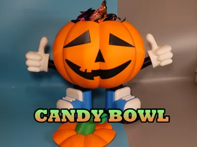 Adorable Pumpkin Candy Bowl