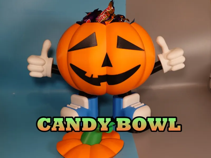 Adorable Pumpkin Candy Bowl
