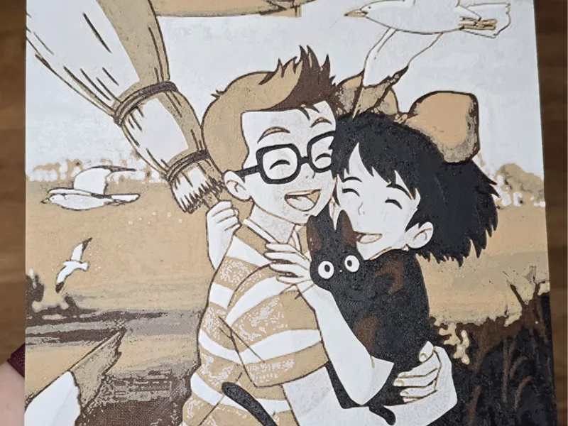 Kiki and Tombo Hueforge